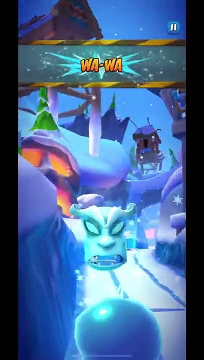 Wa-Wa Mask Battle Run Gameplay On Bear It - Crash Bandicoot: On The Run!