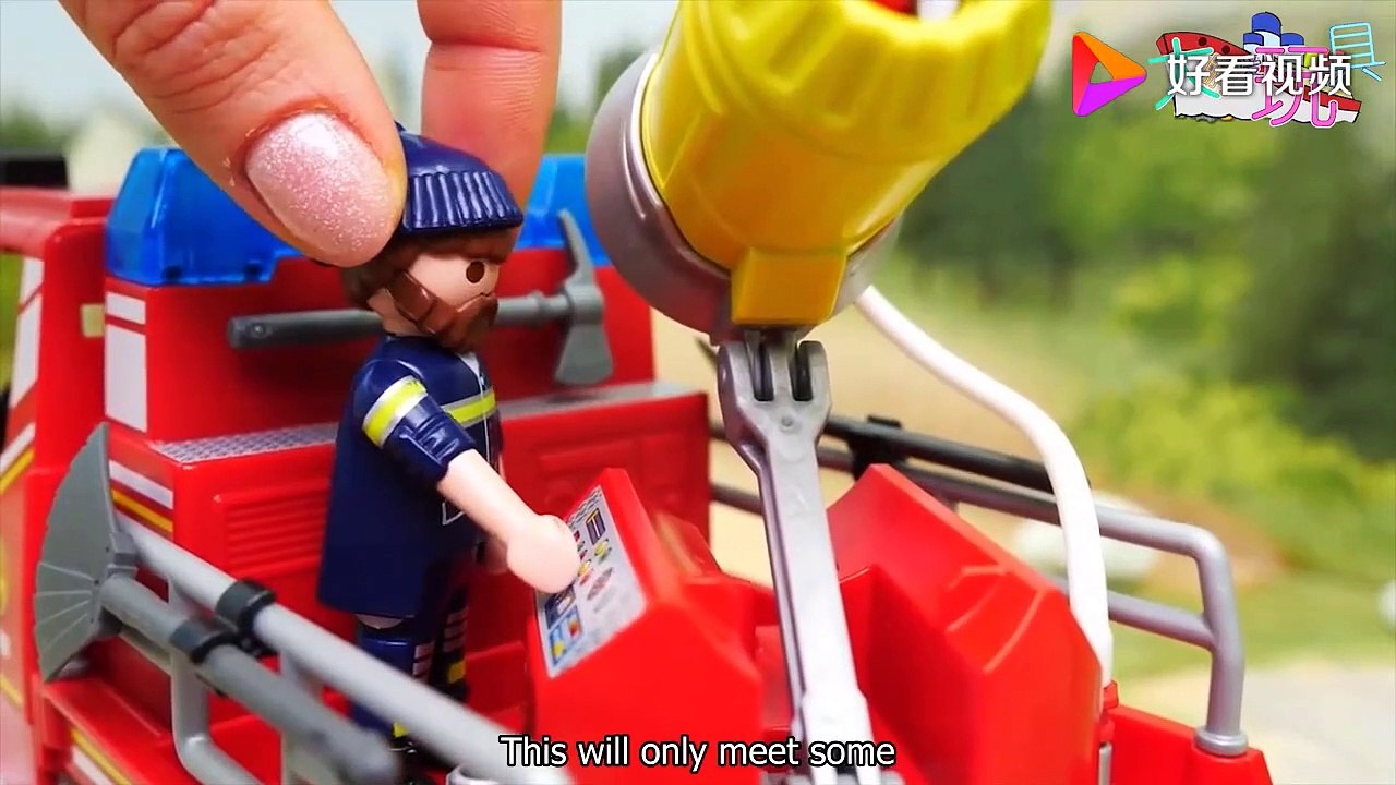 Interesting story of a fire truck and a police car