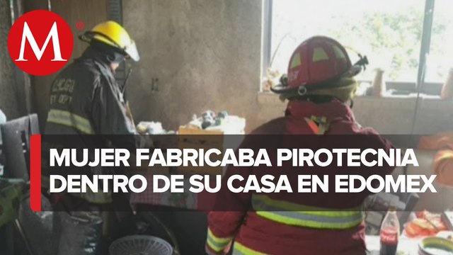 Explota taller clandestino de pirotecnia en Tultepec