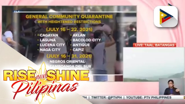 Bagong quarantine classifications, inanunsyo ng Malakanyang; siyam na lugar isinailalim sa MGCQ