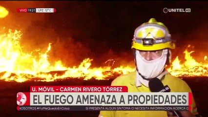 Incendio en Carmen Rivero T´órrez amenaza a varias propiedades (I)