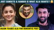 Alia Bhatt's Romantic Post For BF Ranbir Kapoor ? Shares Beautiful Picture | Arjun Kapoor Teases