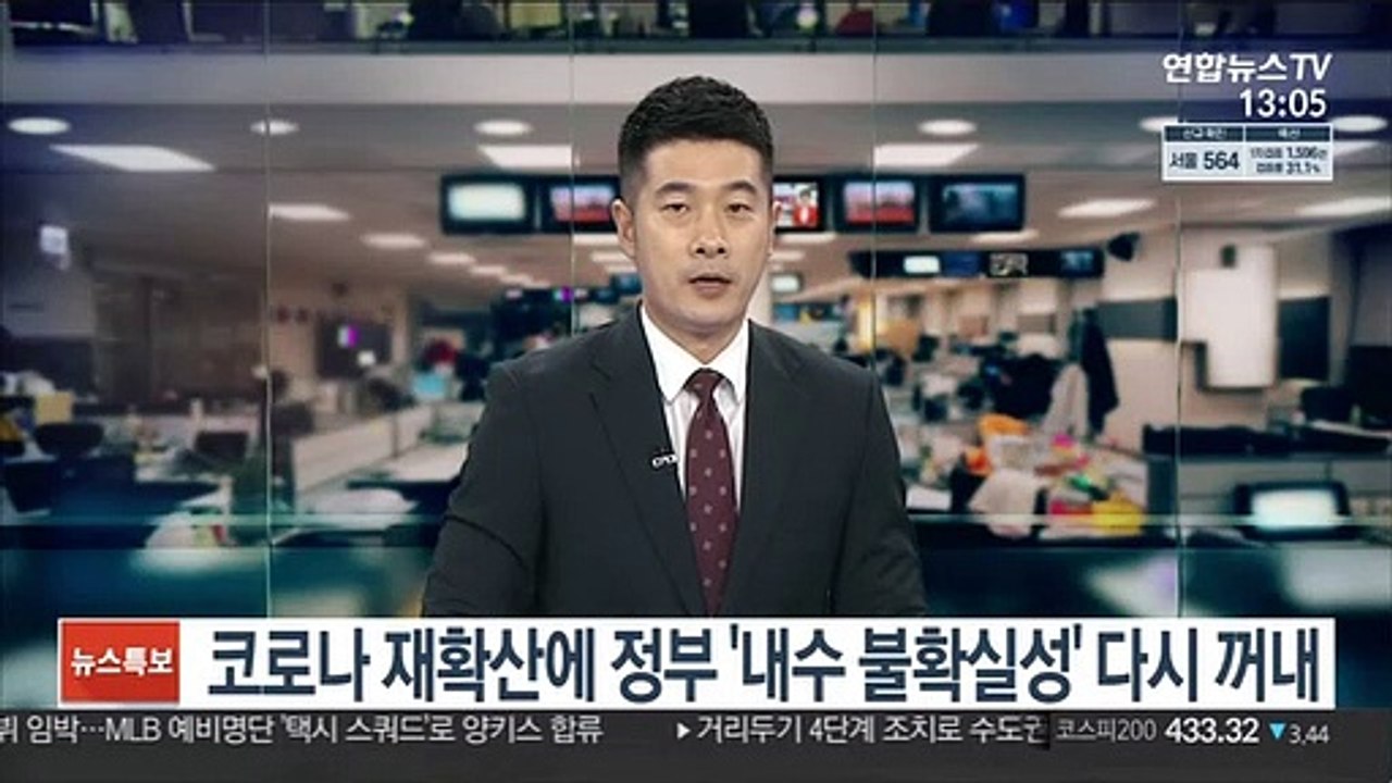 코로나 재확산에 정부 '내수 불확실성' 다시 꺼내