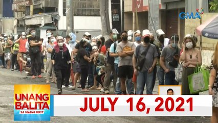 Unang Balita sa Unang Hirit: July 16, 2021 [HD]