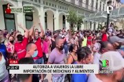 Cuba autorizó a viajeros libre importación de medicinas, alimentos y productos de aseo