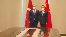 Bakan Çavuşoğlu, Çin Dışişleri Bakanı Yi ile görüştü