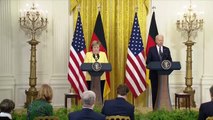 LIVE- President Joe Biden and German Chancellor Angela Merkel meet at the White House