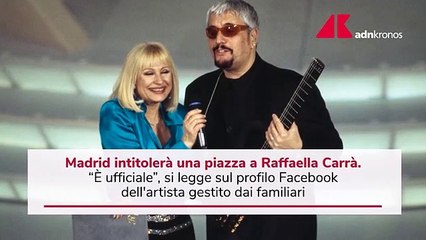 Raffaella Carrà, a Madrid una piazza per la signora della tv