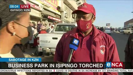 Business park in Isiphongo, kzn torched