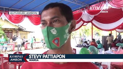Warga Hutumuri Antusias Ikut Serbuan Vaksin
