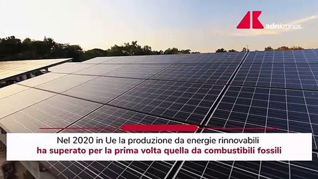 Nel 2020 produzione energia da rinnovabili supera quella da combustibili fossili