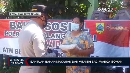 Bantuan Bahan Makanan Dan Vitamin Bagi Warga Isoman
