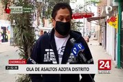 Vecinos viven atemorizados por ola de asaltos en Chorrillos