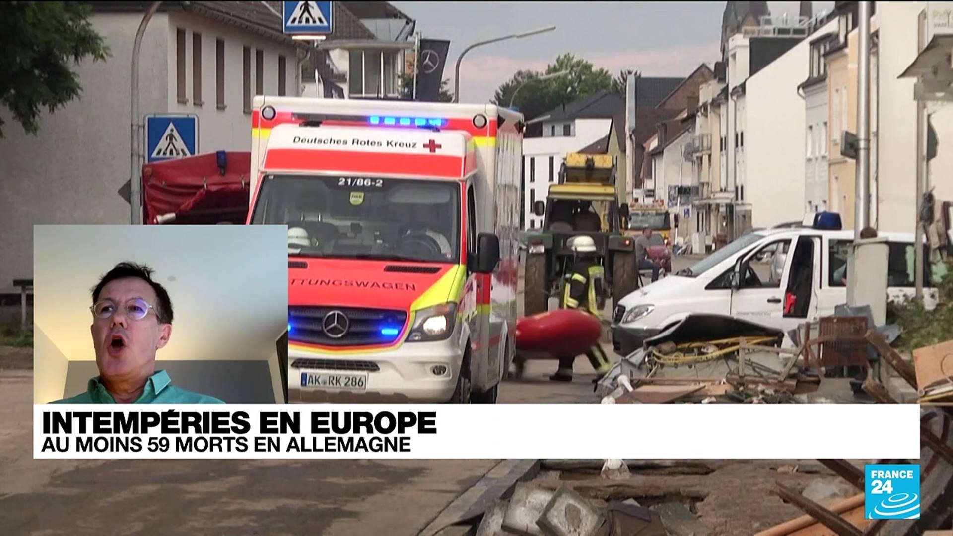 Intempéries en Allemagne : le nombre de morts augmente à au moins 81