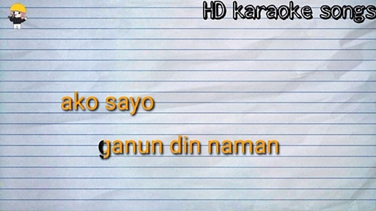 Sandali na lang by eurika | HD karaoke