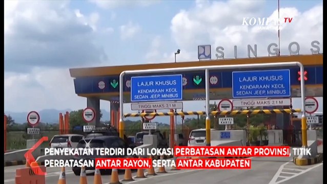 Penutupan Ruas Jalan Jatim Selama PPKM Darurat