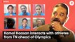 Kamal Haasan interacts with athletes from Tamil Nadu ahead of Olympics