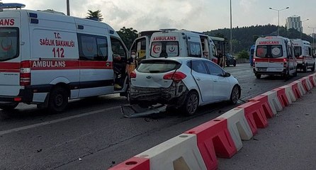 Alkollü sürücü dehşeti: Art arda 3 araca çarparak durabildi