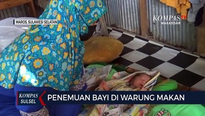 Penemuan Bayi Di Warung Makan Warga Di Maros