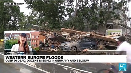 Over 90 dead, dozens missing in Germany and Belgium