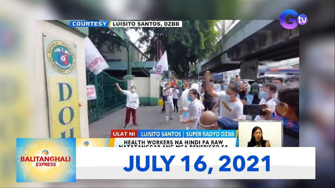 Balitanghali Express: July 16, 2021 [HD]