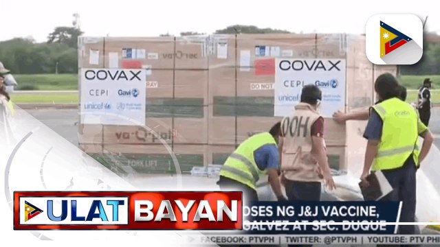 Unang batch ng J&J vaccines mula sa COVAX facility, dumating na sa bansa; J&J vaccine vs. COVID-19, itinuturing na ‘game changer’ dahil 1 jab lang ang kailangan; Senior citizens, prayoridad na mabigyan ng J&J vaccine