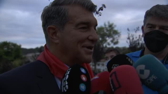 Laporta sobre el principio de acuerdo con Messi: Todo va bien