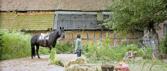 Stormwind in zwaar weer Film