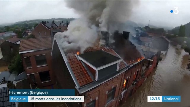 Regardez les images impressionnantes des intempéries dévastatrices qui ont notamment touché la Belgique - VIDEO