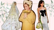 نجمات خرجن عن المألوف واخترن فساتين زفاف غير تقليدية