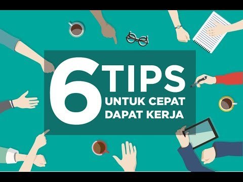 6 Tips Cepat Dapat Kerja | Publikasi Katadata