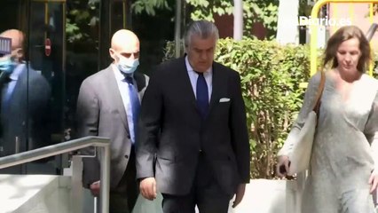 Bárcenas abandona la Audiencia Nacional tras comparecer ante el juez Pedraz