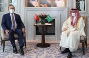 Son dakika haber: Bakan Çavuşoğlu, Suudi Arabistan Dışişleri Bakanı Ferhan ile görüştü