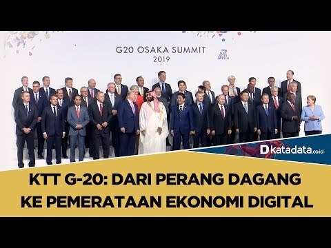 KTT G20: Dari Perang Dagang hingga Pemerataan Ekonomi Digital | Katadata Indonesia
