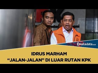 Idrus Marham "Jalan-jalan" di Luar Rutan KPK | Katadata Indonesia
