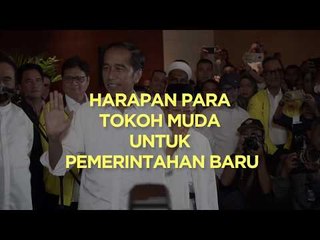 Harapan para tokoh muda untuk pemerintahan baru | Katadata Indonesia