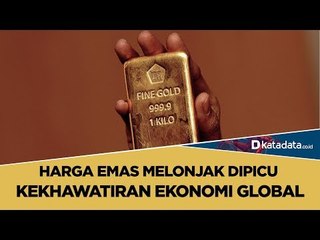 Harga Emas Melonjak Dipicu Kekhawatiran Ekonomi Global | Katadata Indonesia