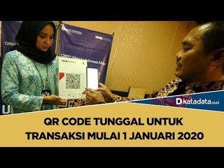 QR Code Tunggal Untuk Transaksi Mulai 1 Januari 2020 | Katadata Indonesia
