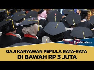 Gaji Karyawan Pemula Rata-rata di Bawah Rp 3 Juta | Katadata Indonesia