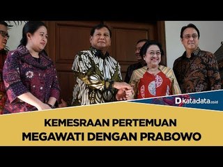 Kemesraan Pertemuan Megawati dengan Prabowo | Katadata Indonesia