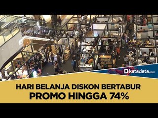 Hari Belanja Diskon Bertabur Promo Hingga 74% | Katadata Indonesia
