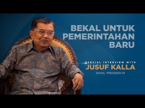 Special Interview with Jusuf Kalla: Bekal Untuk Pemerintahan Baru | Katadata Indonesia