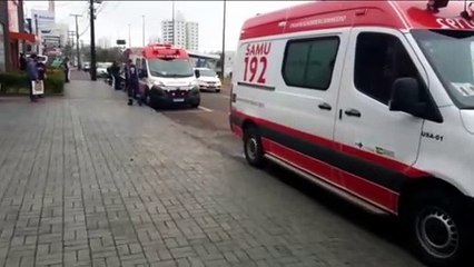 Alterado, homem traz problemas em clínica e precisa ser contido pelas equipes do Samu e GM
