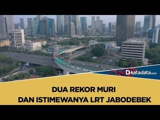 Dua Rekor MURI dan Istimewanya LRT Jabodebek | Katadata Indonesia