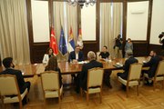 Sırbistan Cumhurbaşkanı Vucic, Kültür ve Turizm Bakanı Ersoy'u kabul etti