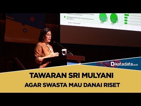 Tawaran Sri Mulyani Agar Swasta Mau Danai Riset | Katadata Indonesia