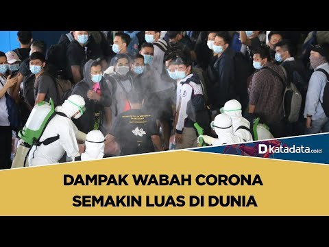 Dampak Wabah Corona Semakin Luas di Dunia | Katadata Indonesia