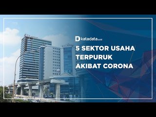 5 Sektor Usaha Terpuruk Akibat Corona | Katadata Indonesia