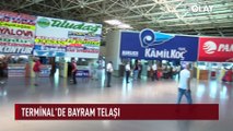 Bursa Terminali'nde bayram yoğunluğu