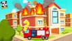 Brave Firefighter Rescue Team: Fire Engine&Helicopter | Animation For Babies|BabyBus